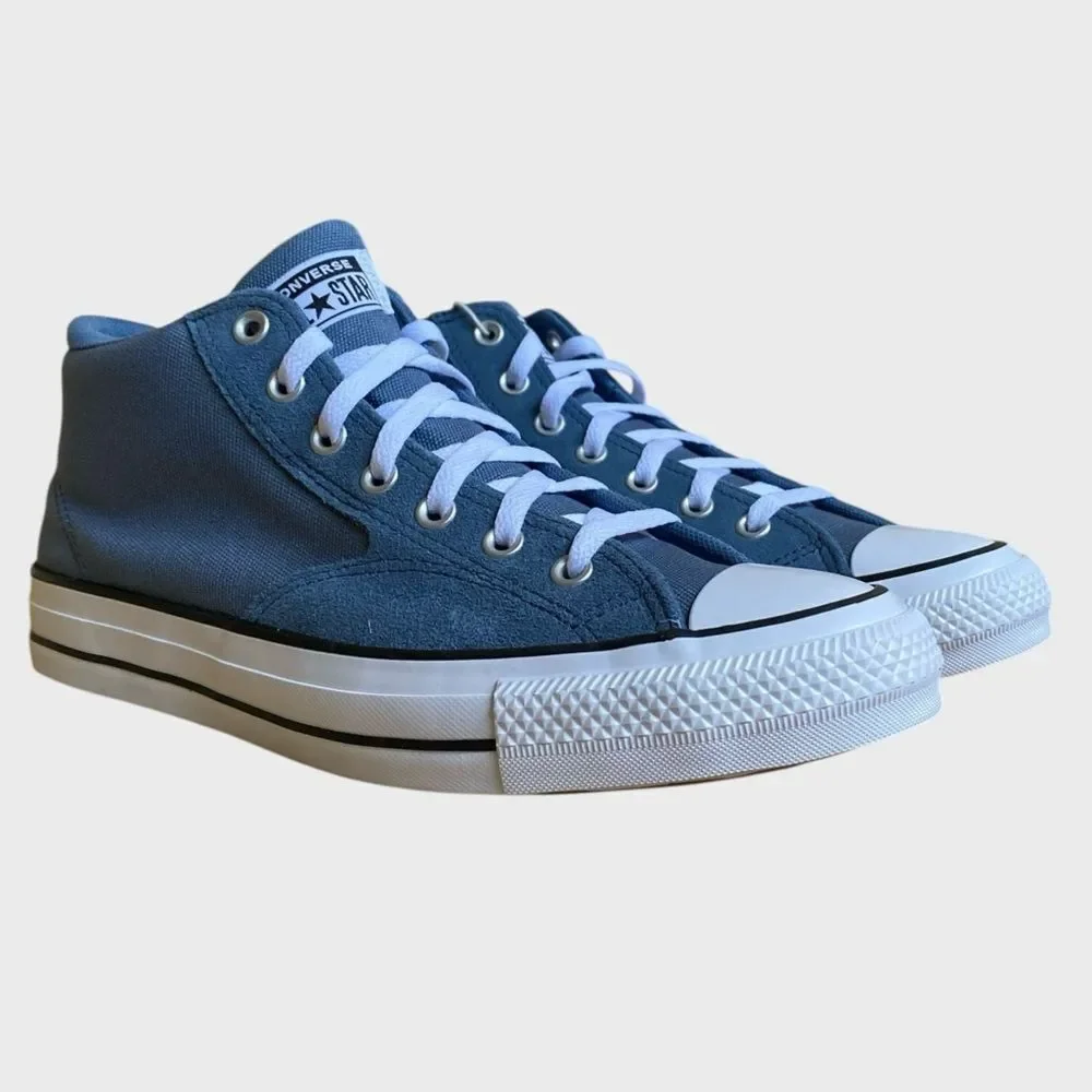 NWB Converse CTAS Malden Street Canvas & Suede Mid Sneakers Mens 10 Wms 12 Blue